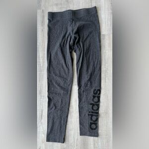 ADIDAS Gray Leggings w/Elastic Waist Size Small